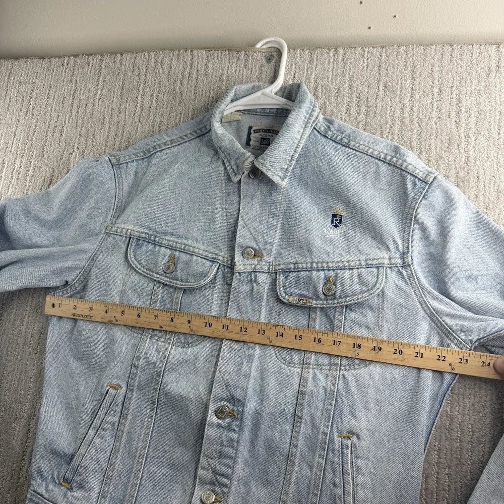 Vintage Kansas City Royals Lee Denim Jacket Size Medium Regular